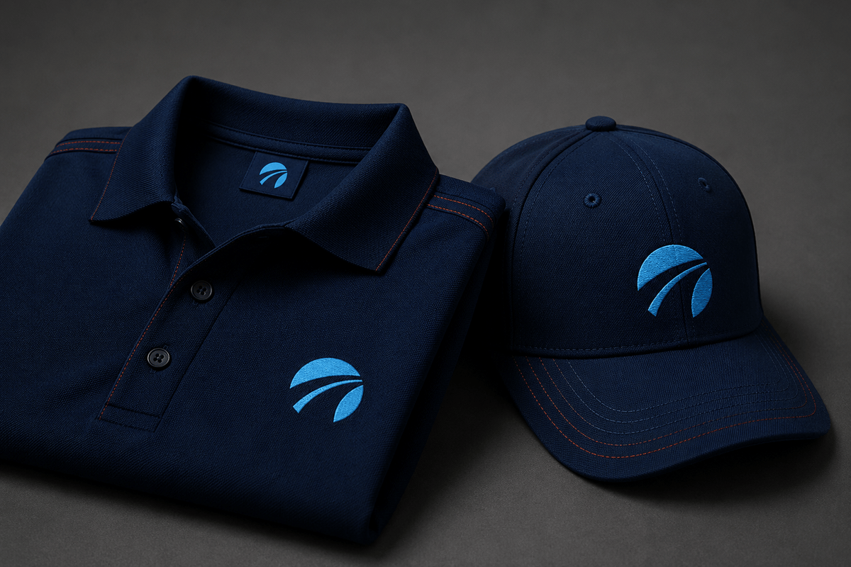 Open Road branded polo and cap
